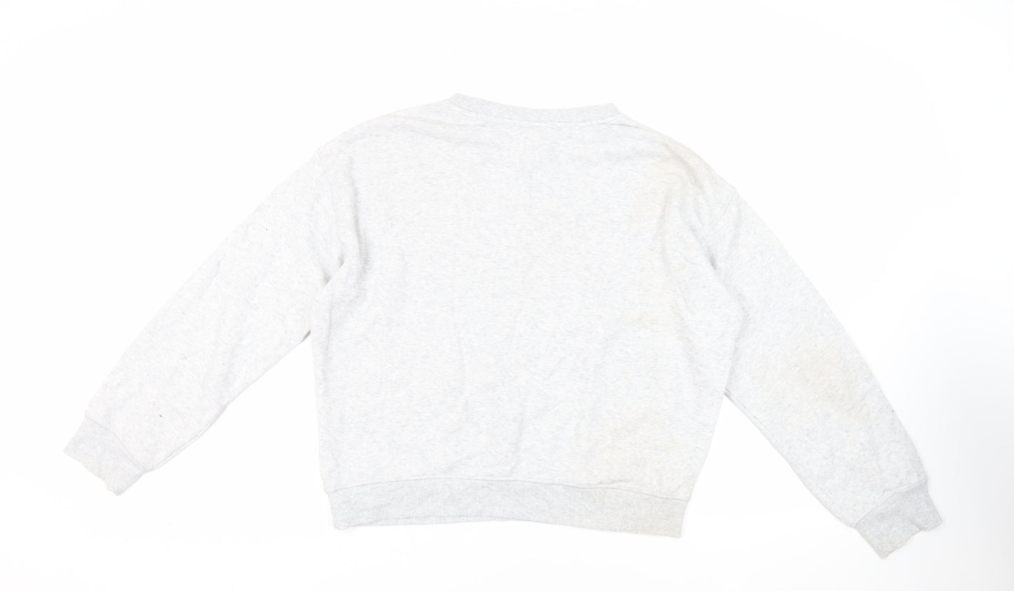 H&M Womens Grey Cotton Pullover Sweatshirt Size S Pullover - Barcelona