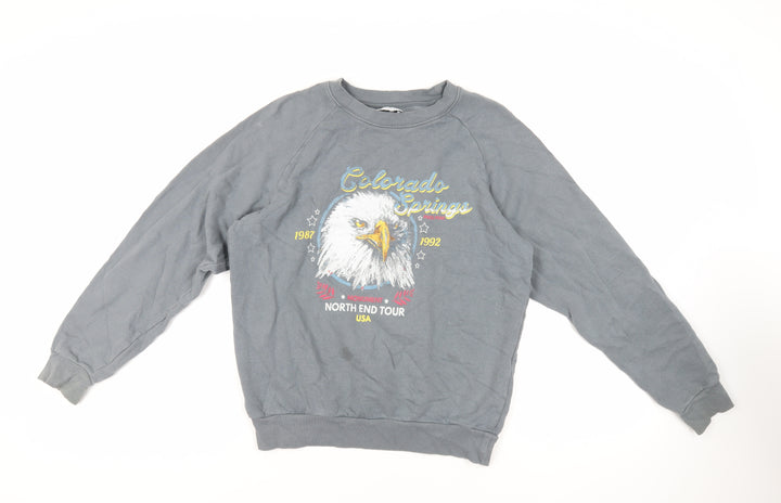 Topshop Womens Green Cotton Pullover Sweatshirt Size S Pullover - Colorado Springs
