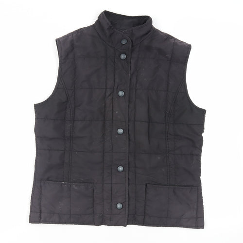 GolleHaug Mens Black Gilet Jacket Size M Snap