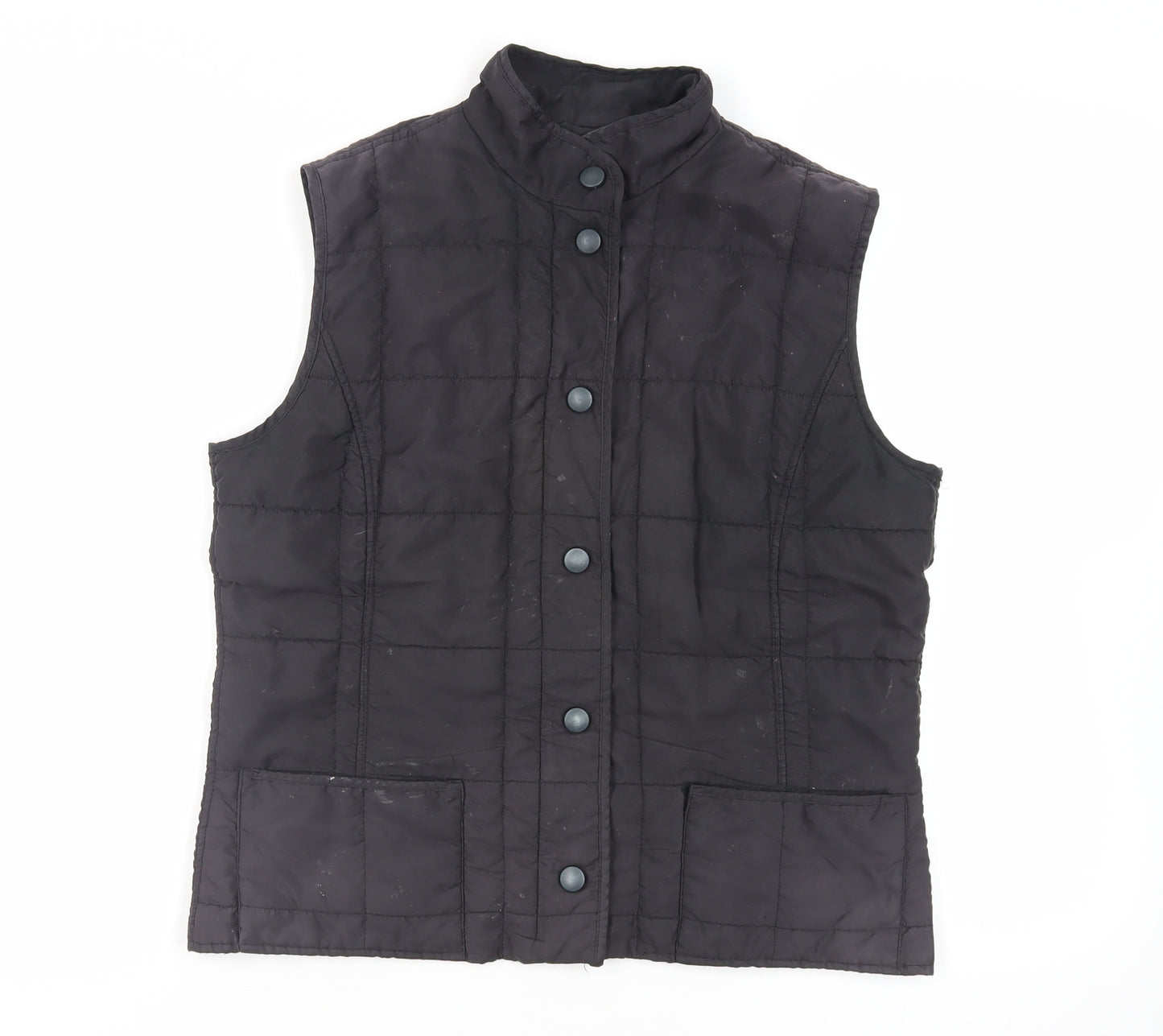 GolleHaug Mens Black Gilet Jacket Size M Snap