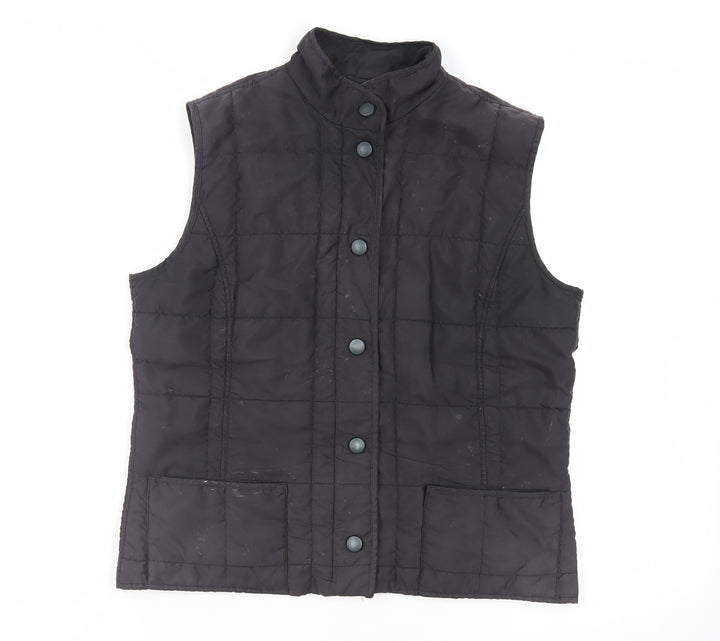 GolleHaug Mens Black Gilet Jacket Size M Snap