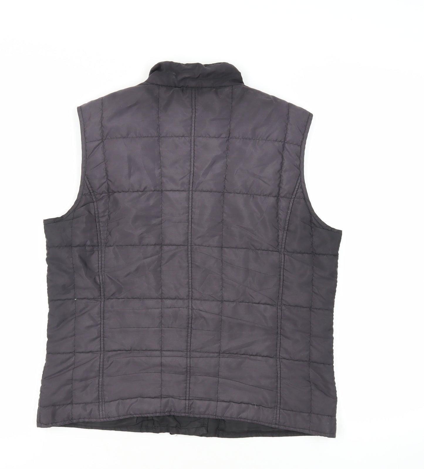 GolleHaug Mens Black Gilet Jacket Size M Snap