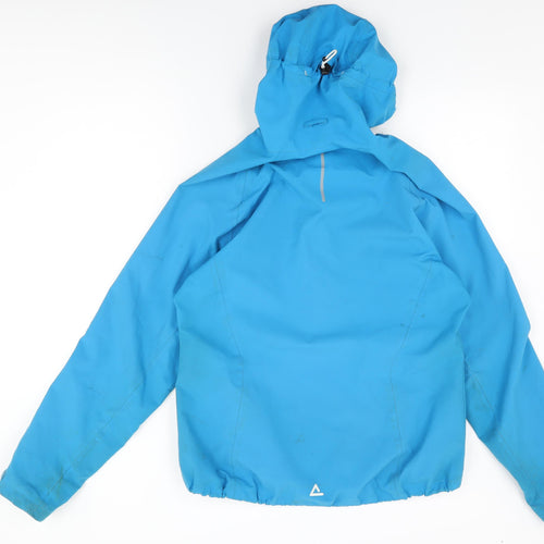 Dare 2B Womens Blue Rain Coat Coat Size 16 Zip