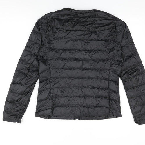 Uniqlo Womens Black Puffer Jacket Jacket Size M Snap