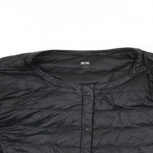 Uniqlo Womens Black Puffer Jacket Jacket Size M Snap