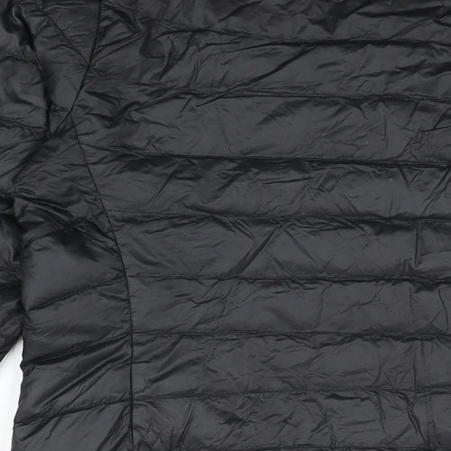 Uniqlo Womens Black Puffer Jacket Jacket Size M Snap