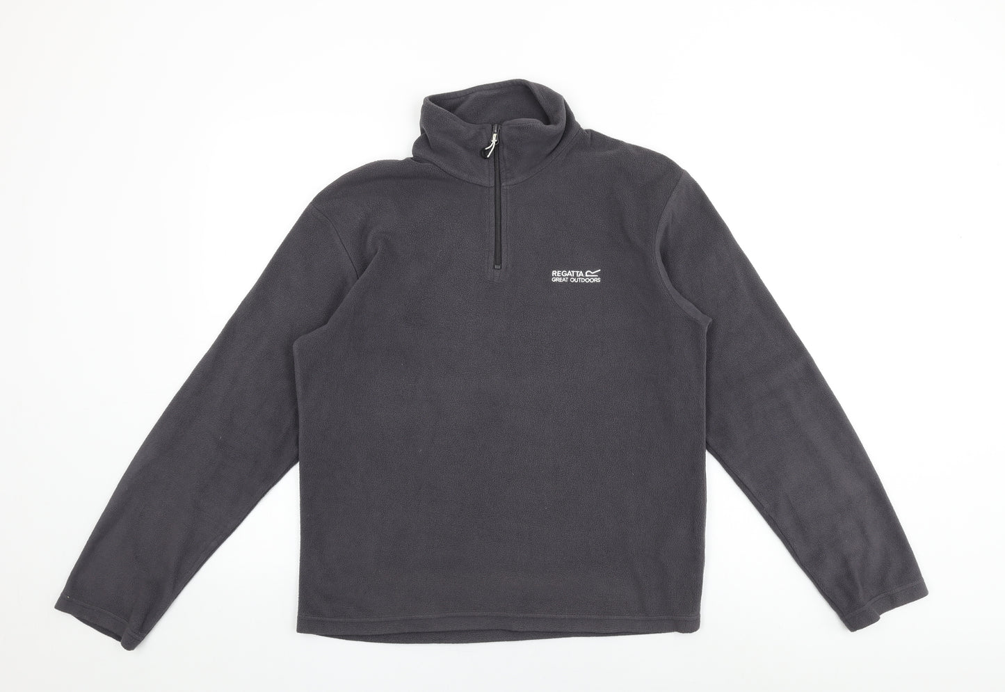 Regatta Mens Grey Polyester Pullover Sweatshirt Size S