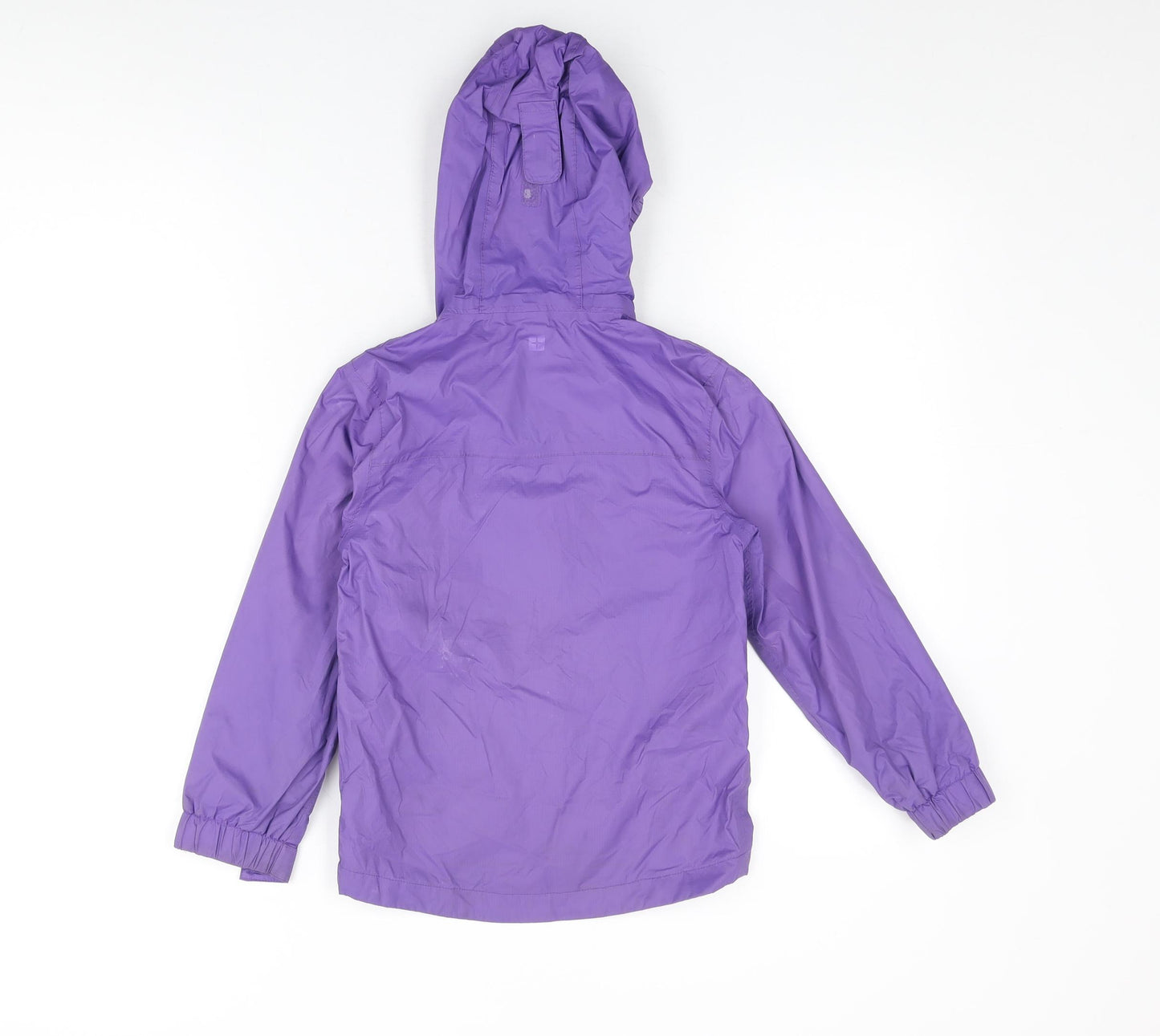 Mountain Warehouse Girls Purple Rain Coat Coat Size 7-8 Years Zip