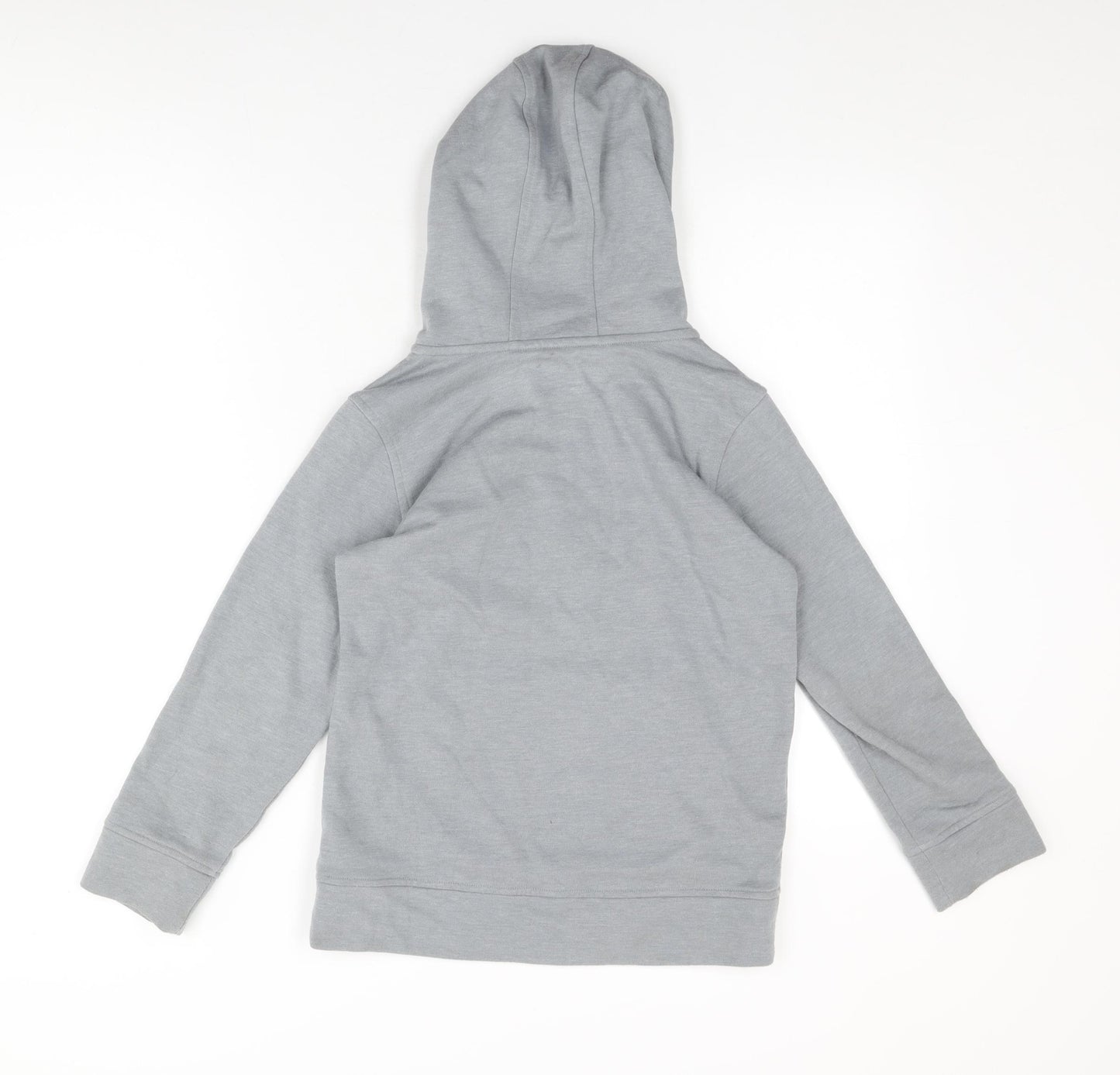 Under armour Boys Grey Cotton Pullover Sweatshirt Size M Zip