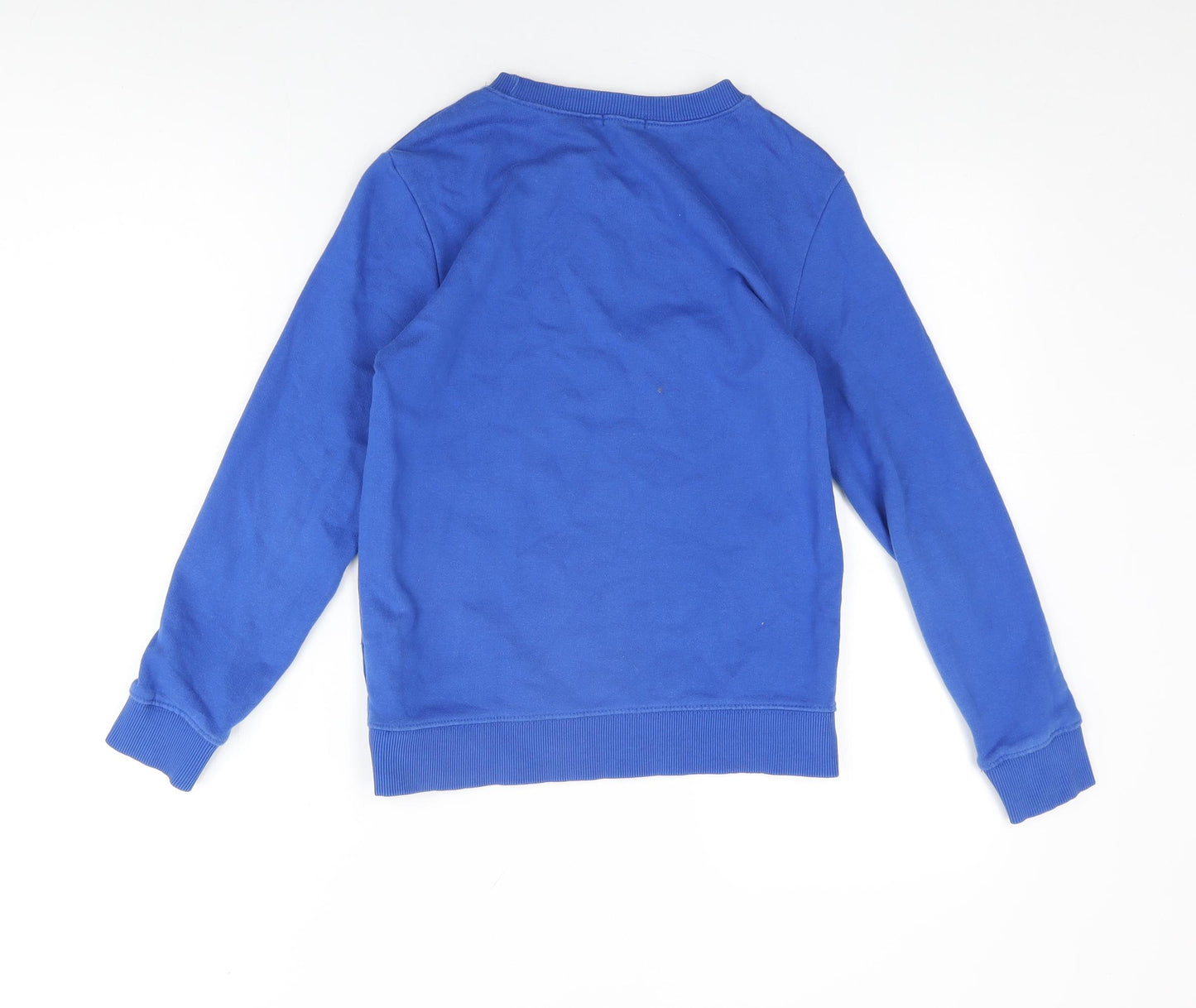 Bossini Boys Blue Cotton Pullover Sweatshirt Size 11-12 Years Pullover