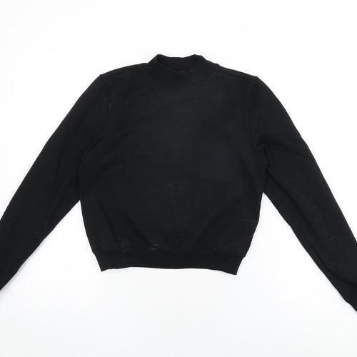 ARNE Womens Black Cotton Pullover Sweatshirt Size 8 Pullover