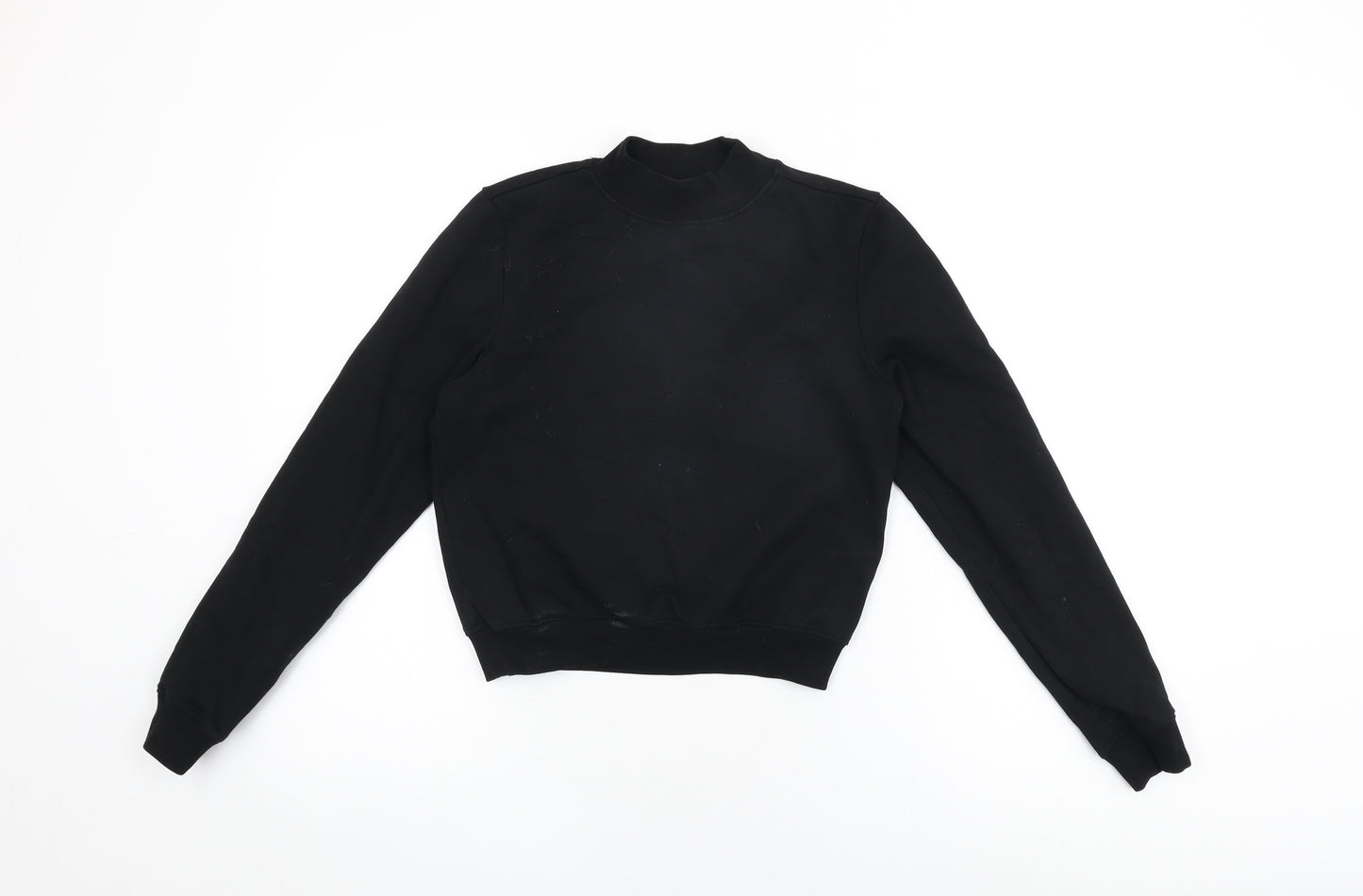 ARNE Womens Black Cotton Pullover Sweatshirt Size 8 Pullover