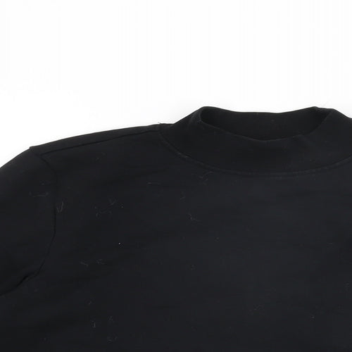 ARNE Womens Black Cotton Pullover Sweatshirt Size 8 Pullover