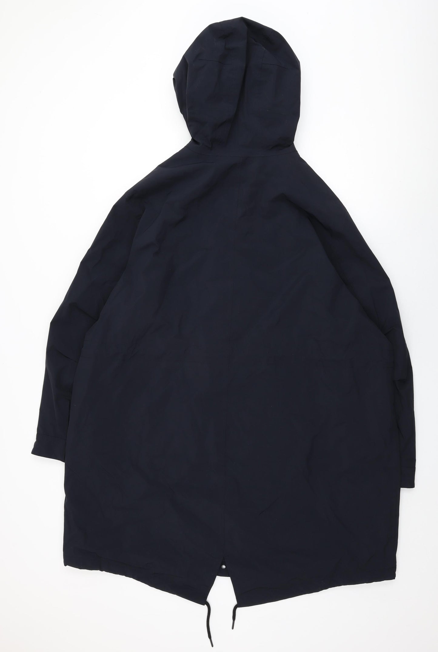 Marks and Spencer Womens Blue Rain Coat Coat Size 20 Zip