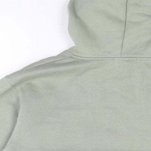 PRETTYLITTLETHING Womens Green Cotton Pullover Hoodie Size S Pullover