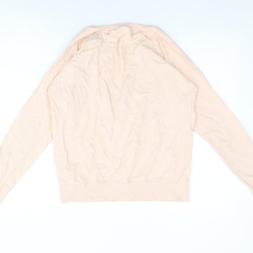 Santa Cruz Womens Pink Cotton Pullover Sweatshirt Size 14 Pullover - Santa Cruz Allstars