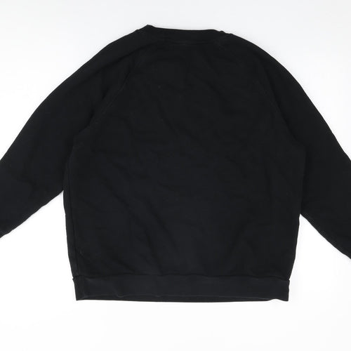 NEXT Womens Black Cotton Pullover Sweatshirt Size L Pullover - Milan