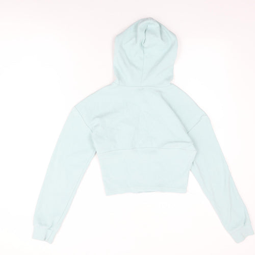 By Swan Womens Blue Cotton Pullover Hoodie Size S Pullover