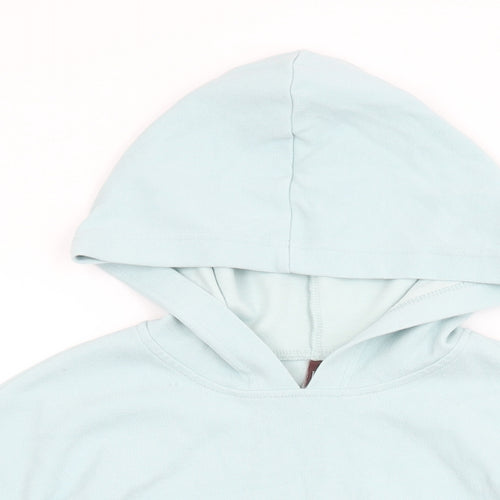 By Swan Womens Blue Cotton Pullover Hoodie Size S Pullover