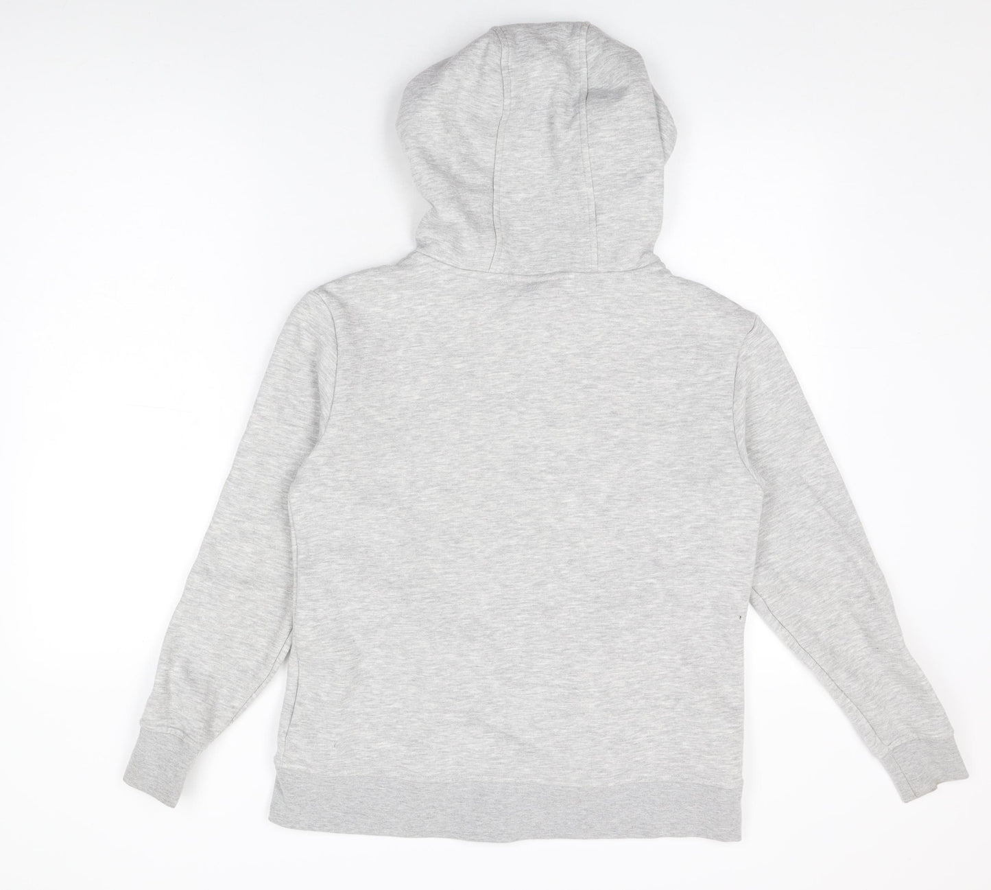 LA Gear Womens Grey Polyester Full Zip Hoodie Size 10 Zip