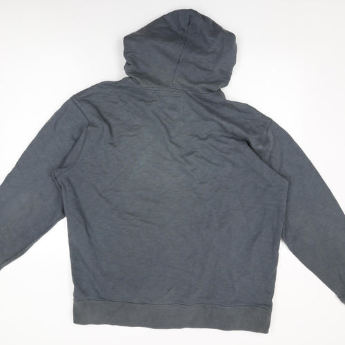 Gap Mens Blue Cotton Full Zip Hoodie Size XL