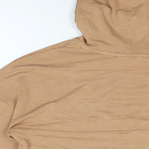 Marks and Spencer Womens Beige Polyester Pullover Hoodie Size 8 Pullover
