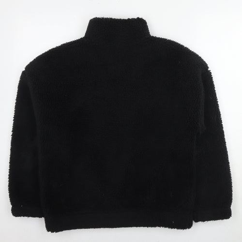New Look Womens Black Polyester Pullover Sweatshirt Size S Pullover