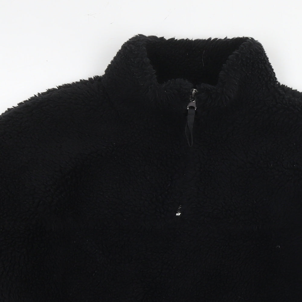 New Look Womens Black Polyester Pullover Sweatshirt Size S Pullover