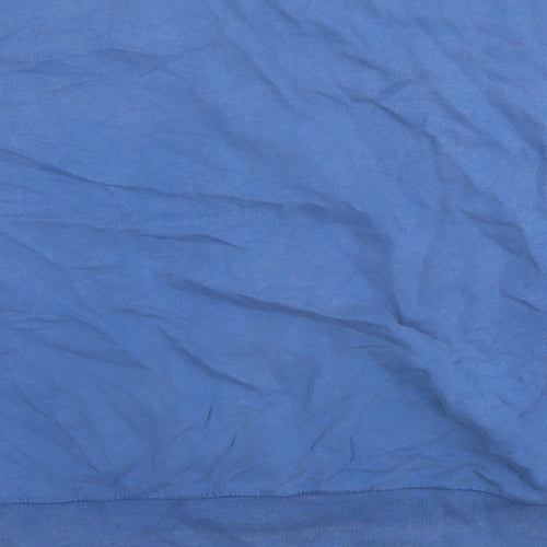 Warehouse Womens Blue Cotton Pullover Sweatshirt Size XS Pullover