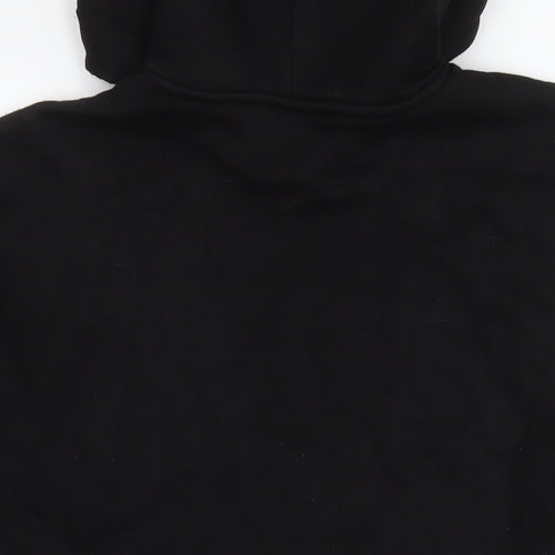 Boohoo Mens Black Cotton Pullover Hoodie Size M - Weightlifting Man Official