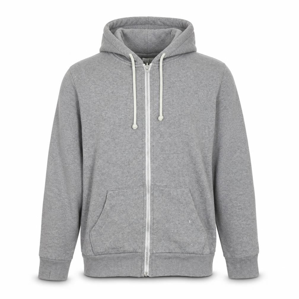 Divided by H&M Womens Grey Cotton Full Zip Hoodie Size L Zip