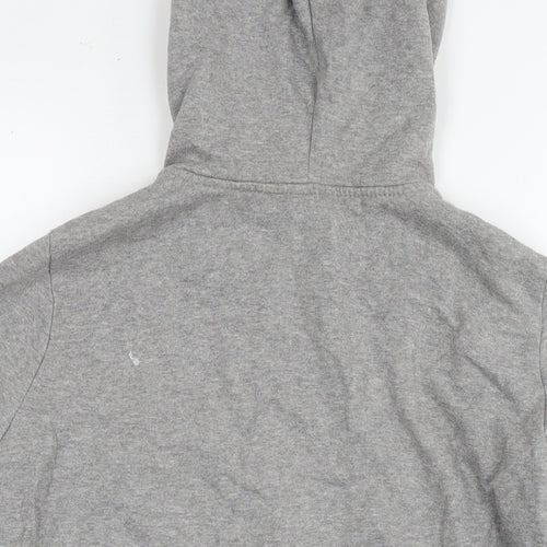 Divided by H&M Womens Grey Cotton Full Zip Hoodie Size L Zip