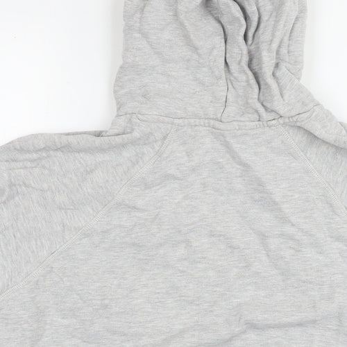 H&M Womens Grey Cotton Pullover Hoodie Size L Pullover