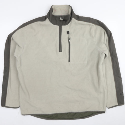 NEXT Mens Beige Polyester Pullover Sweatshirt Size L