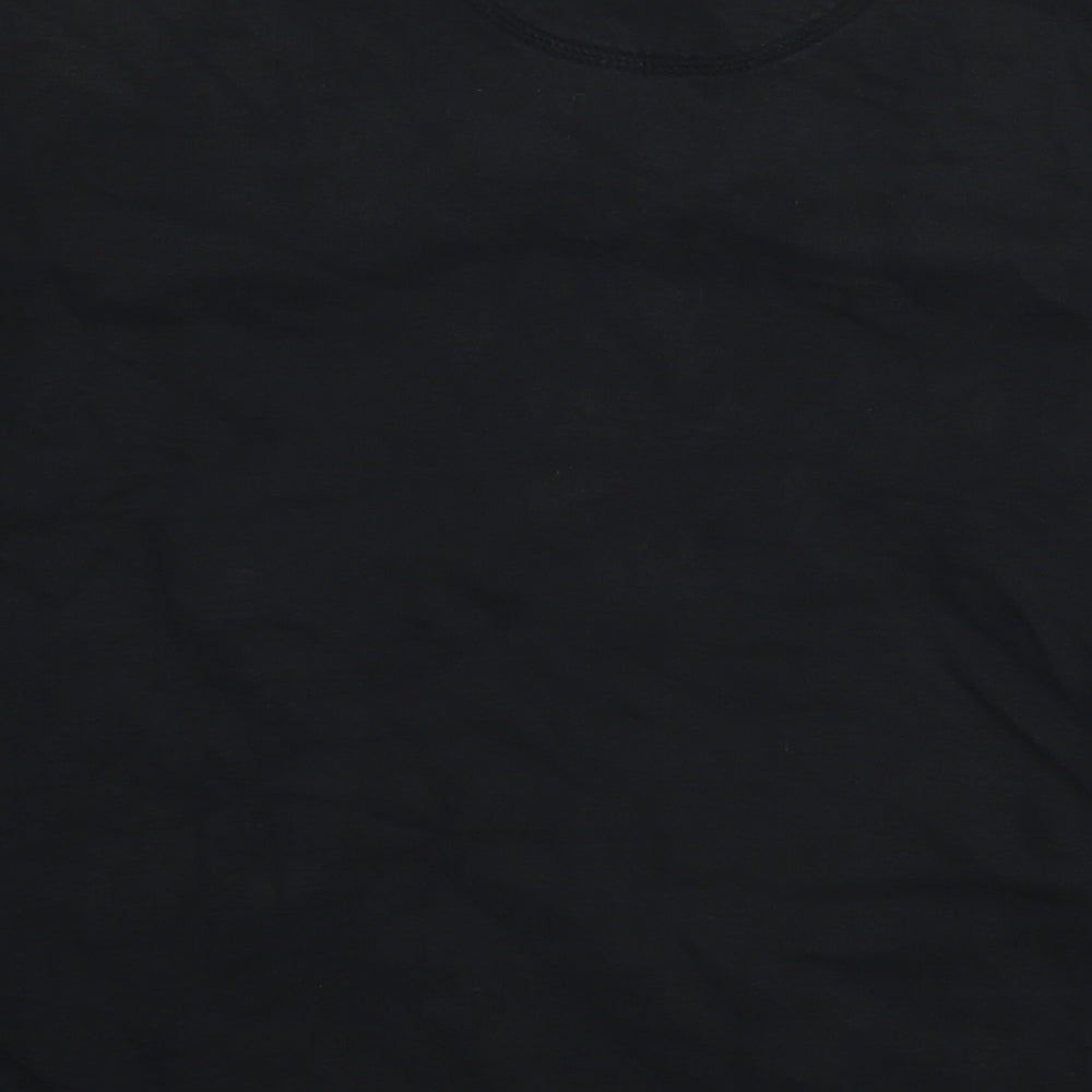 Blue Harbour Mens Black Cotton Pullover Sweatshirt Size L