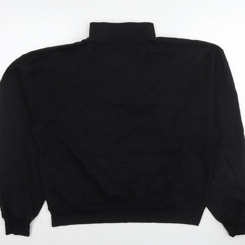 ASOS Womens Black Cotton Pullover Sweatshirt Size 10 Pullover