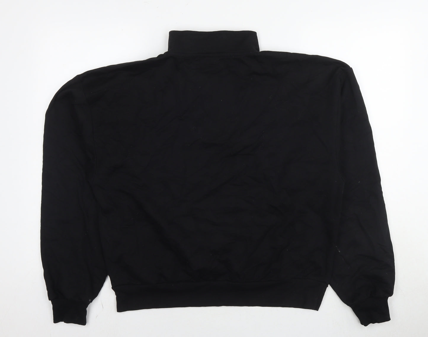 ASOS Womens Black Cotton Pullover Sweatshirt Size 10 Pullover