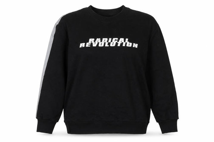 Forever 21 Womens Black Cotton Pullover Sweatshirt Size S Pullover - Reflective Radical Revolution