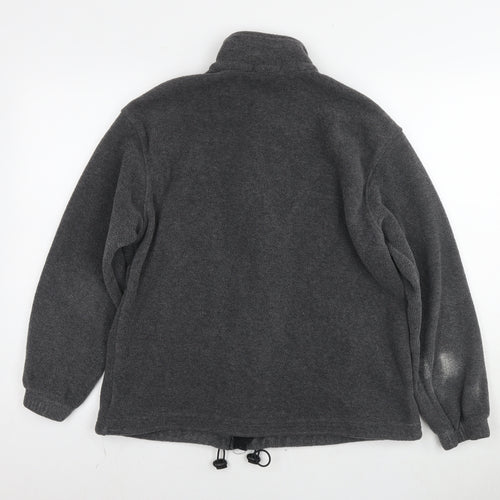 Marks and Spencer Womens Grey Jacket Size 14 Zip