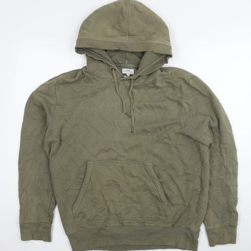 NEXT Womens Green Cotton Pullover Hoodie Size M Pullover