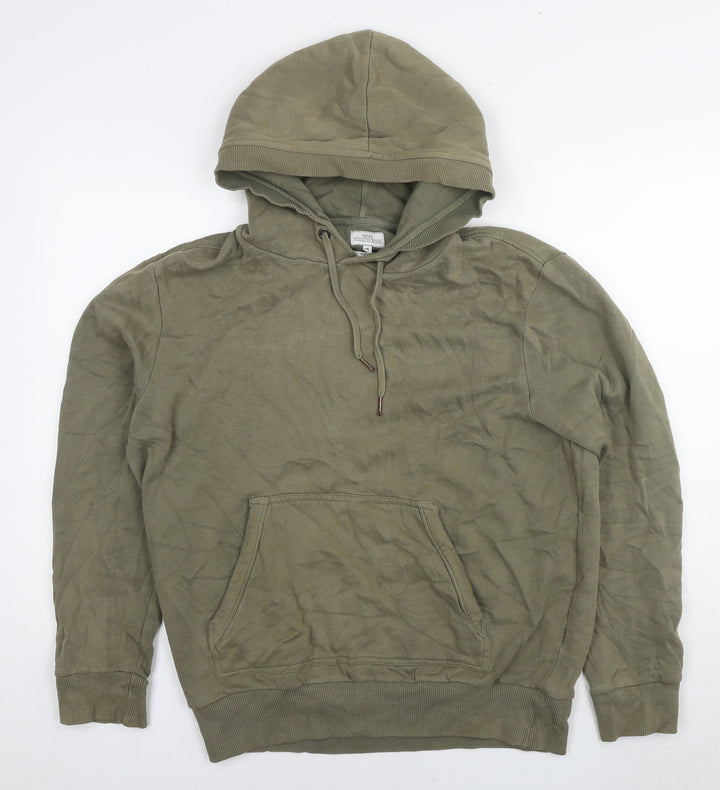 NEXT Womens Green Cotton Pullover Hoodie Size M Pullover