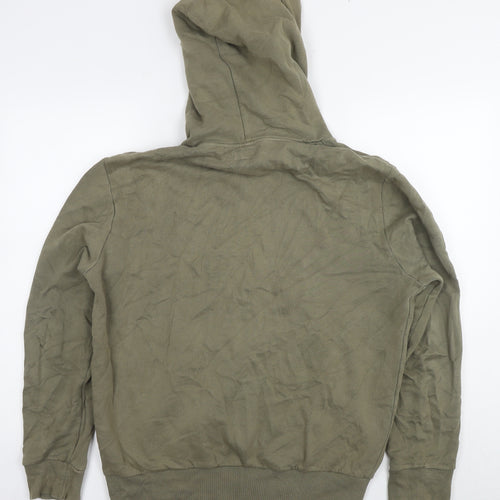 NEXT Womens Green Cotton Pullover Hoodie Size M Pullover