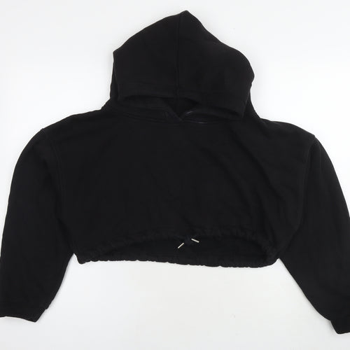 COS Womens Black Polyester Pullover Hoodie Size S Pullover