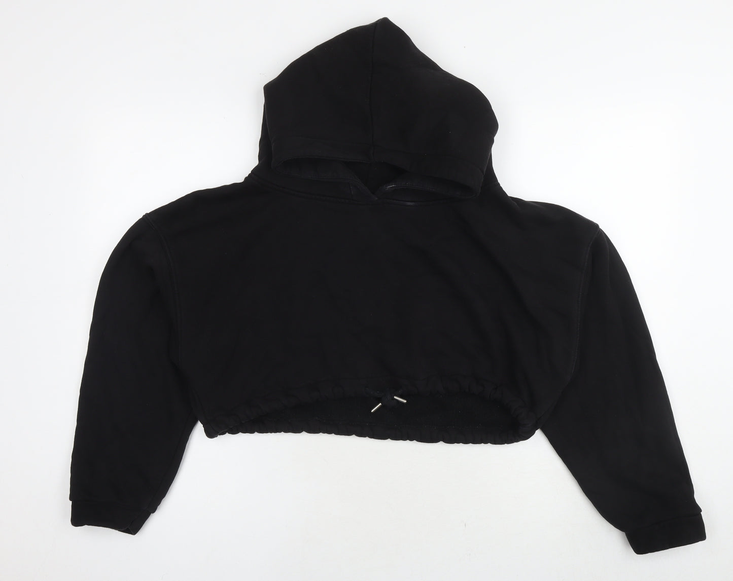 COS Womens Black Polyester Pullover Hoodie Size S Pullover