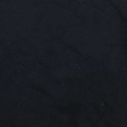 PRETTYLITTLETHING Womens Black Cotton Pullover Sweatshirt Size S Pullover