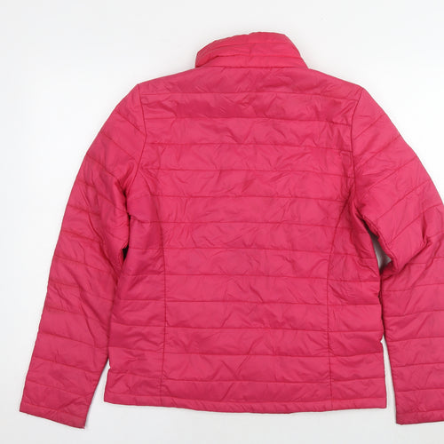 Jones Womens Pink Jacket Size 12 Zip