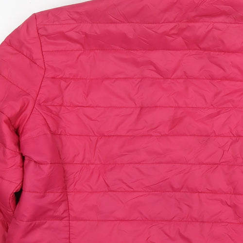 Jones Womens Pink Jacket Size 12 Zip