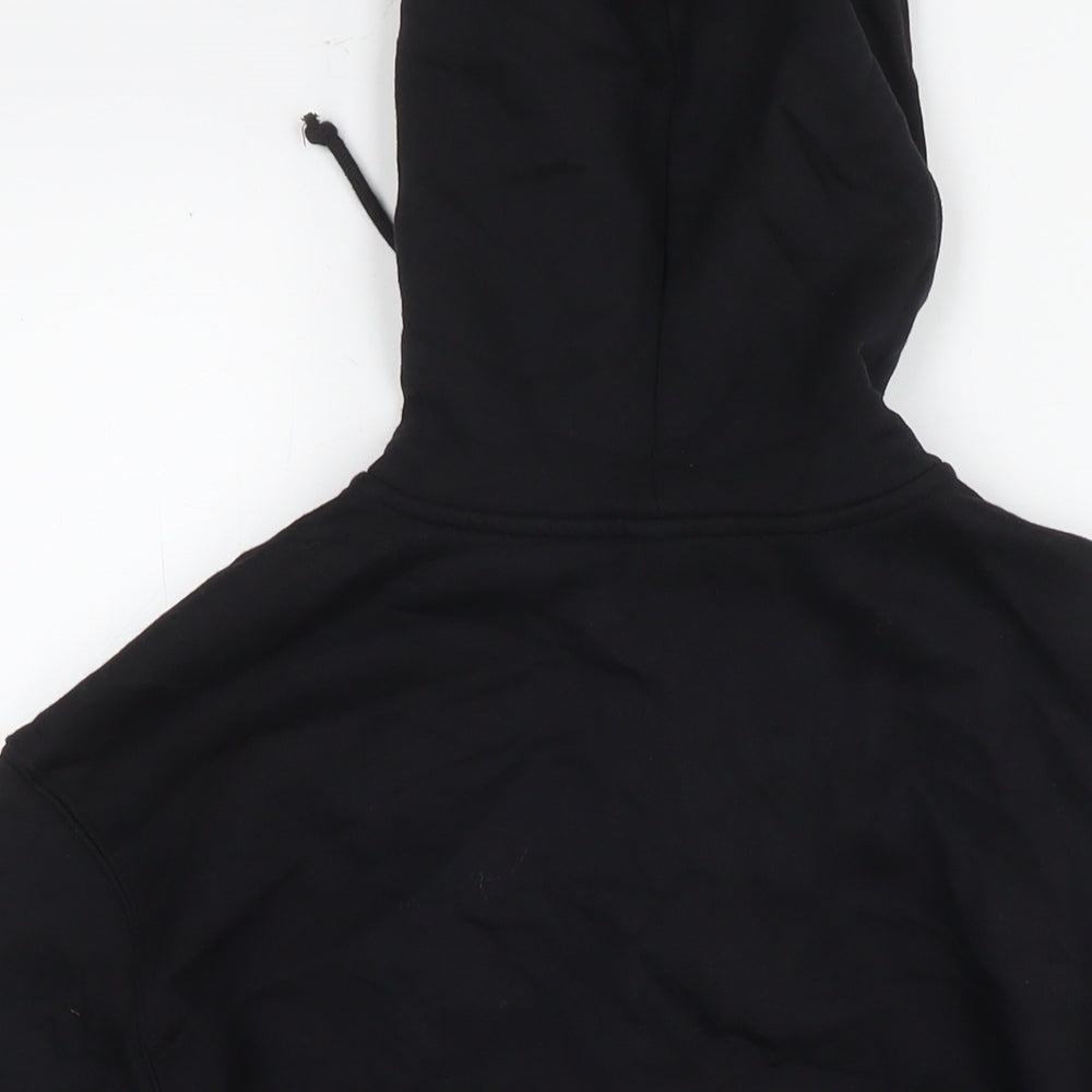 Divided by H&M Womens Black Cotton Full Zip Hoodie Size M Zip