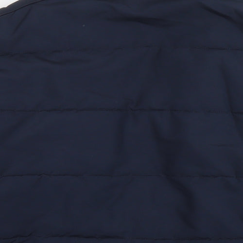 Marks and Spencer Mens Blue Puffer Jacket Jacket Size XL Zip