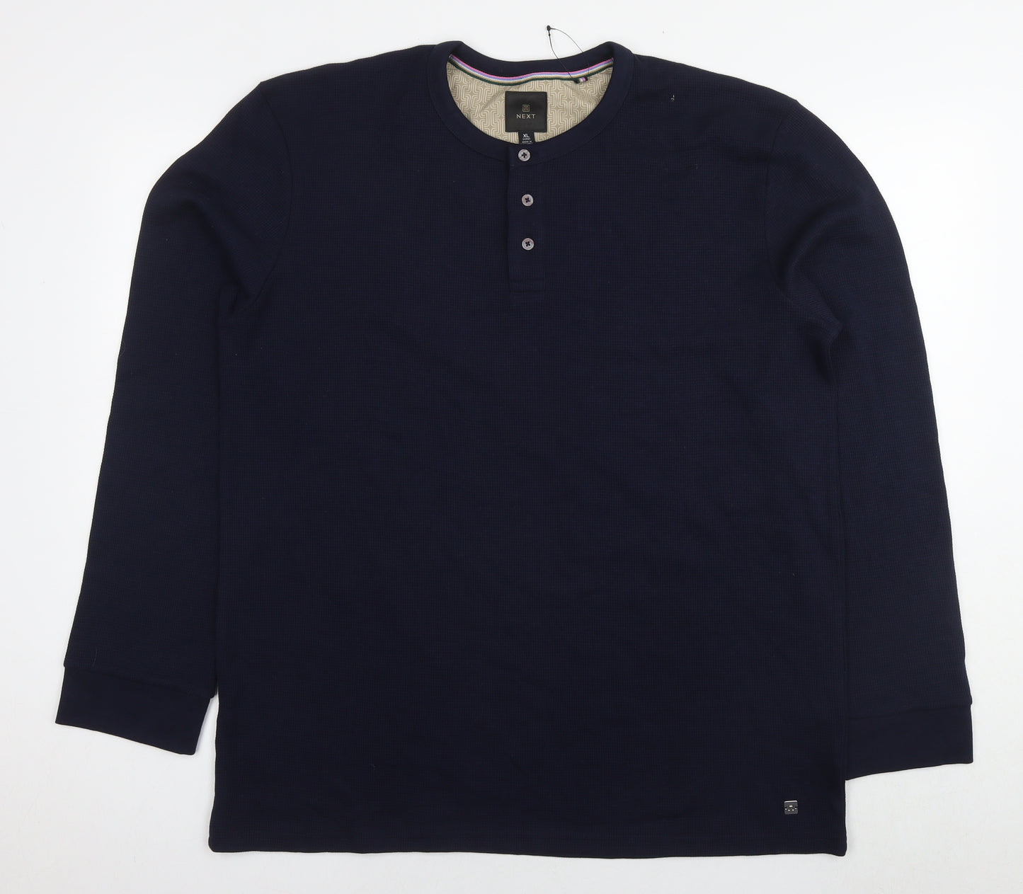 NEXT Mens Blue Cotton Pullover Sweatshirt Size XL